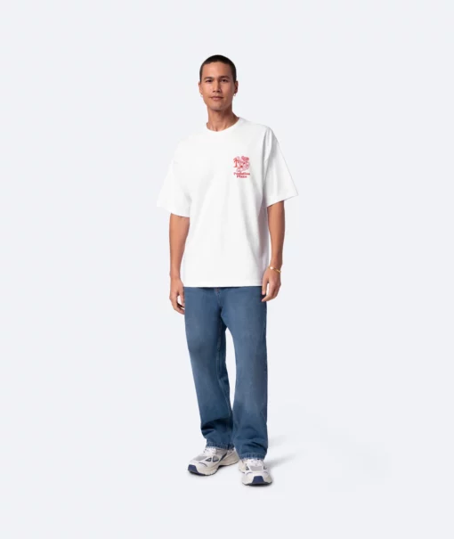 On vacation Paradise Pizza T-Shirt White