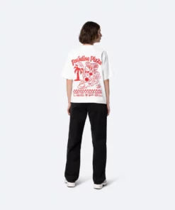 On vacation Paradise Pizza T-Shirt White