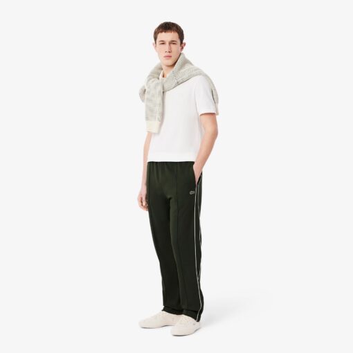 Lacoste Paris Piqué Sweatpants Bottle Green