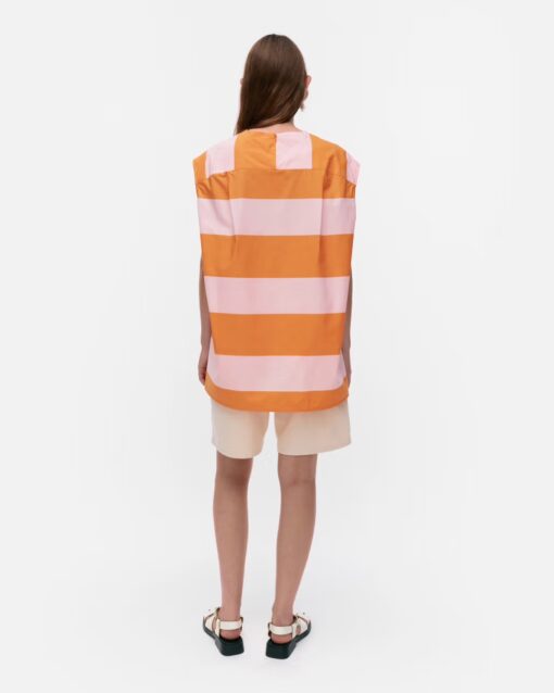 Marimekko Kaksin Galleria Top Orange, Pink