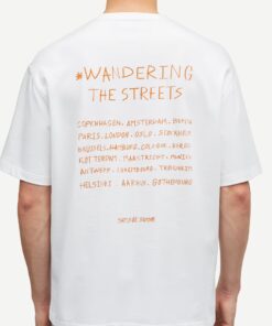 Samsøe Samsøe Sawandering Unisex T-shirt White Wandering