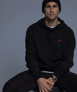 Billebeino Red Brick Hoodie Black