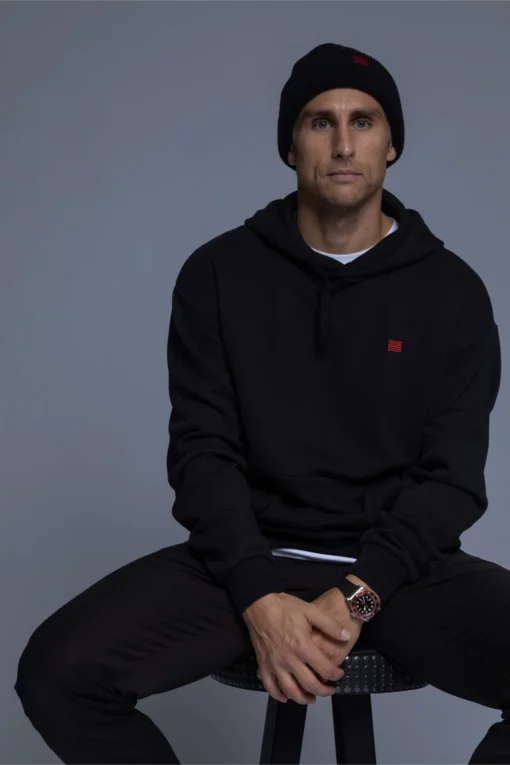 Billebeino Red Brick Hoodie Black