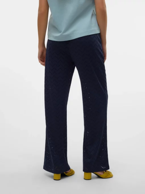 Vmthas Wide Pants Navy Blazer