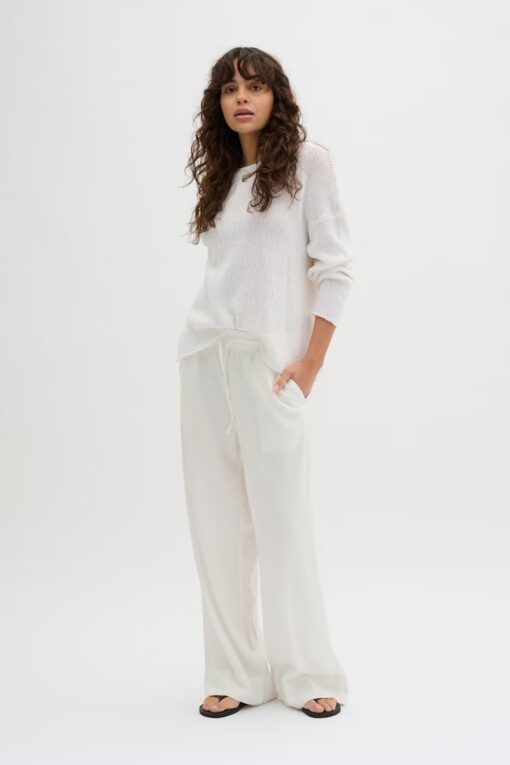 My Essential Wardrobe DivaMW Linen Knit Bright White