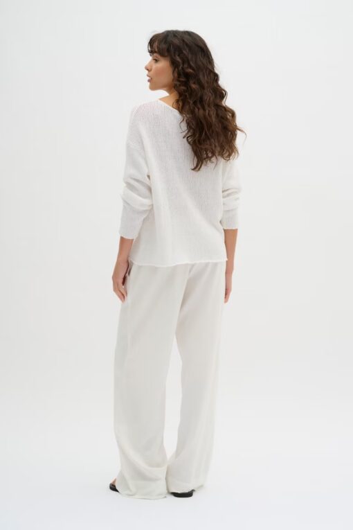 My Essential Wardrobe DivaMW Linen Knit Bright White