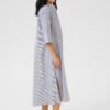 My Essential Wardrobe SkyeMW Long Dress Dark Sapphire Blue Striped