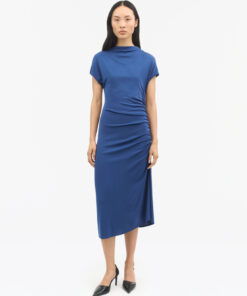 Tiger of Sweden Aliz Slip-on Viscose Dress Marine Blue