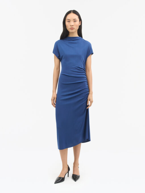 Tiger of Sweden Aliz Slip-on Viscose Dress Marine Blue