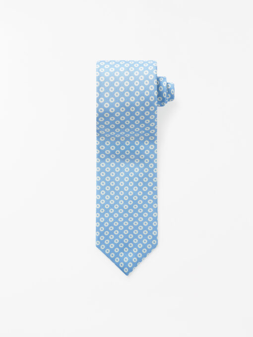 Tiger of Sweden Geometa Silk Necktie Light Blue