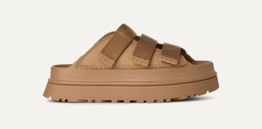 UGG Women's GoldenGlow Slide Dark Sand