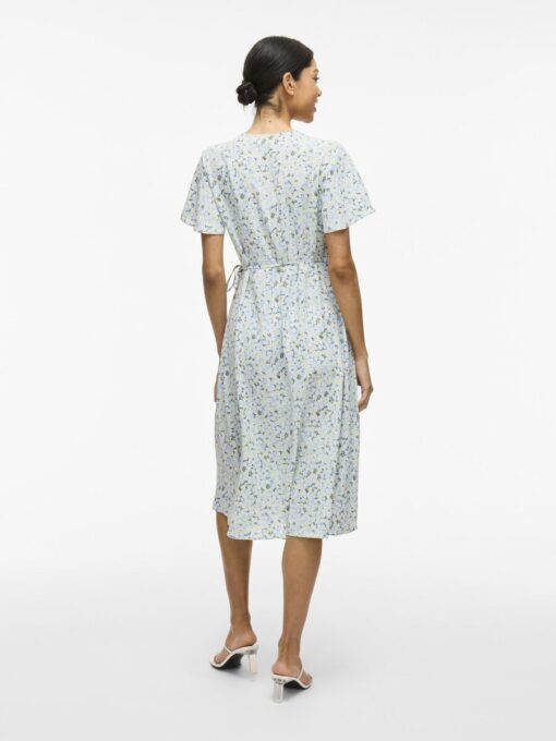 Vilovie Wrap Midi Dress Kentucky Blue