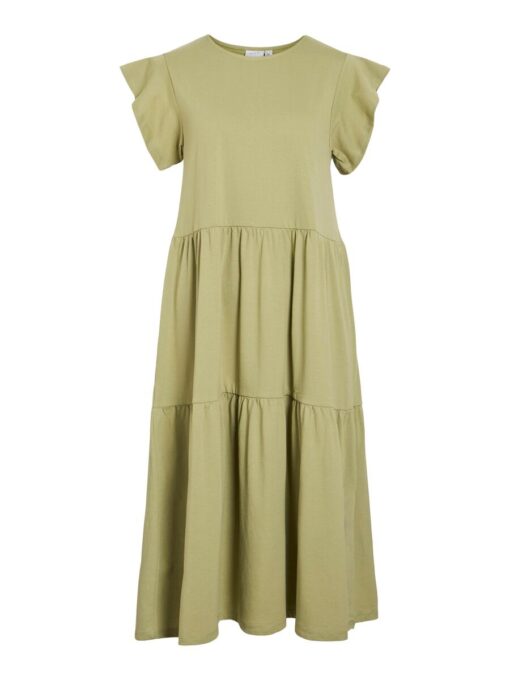 Vila Summer Midi Dress Sage