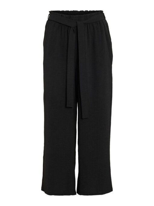 Vijosa Belted Culotte Pants Black