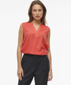 Virosa V-Neck Top Duberry