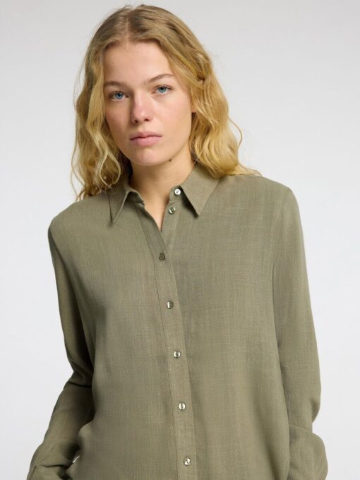 Slfviva Ls Sun Shirt Vetiver