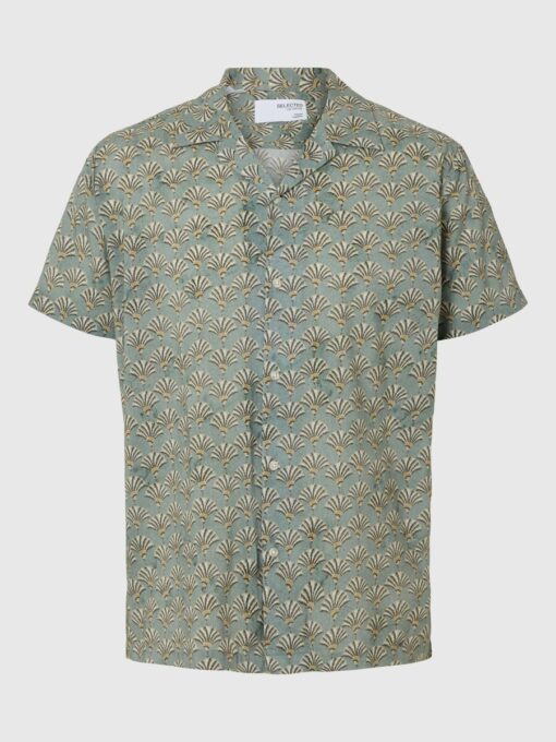 Selected Homme Air Shirt Iceberg Green
