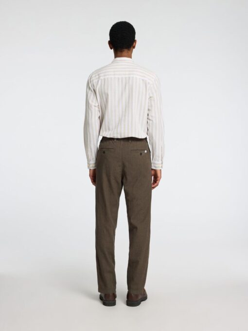 Selected Homme Brody Linen Pants Forest Night