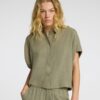 Slfviva Cropped Sun Shirt Vetiver