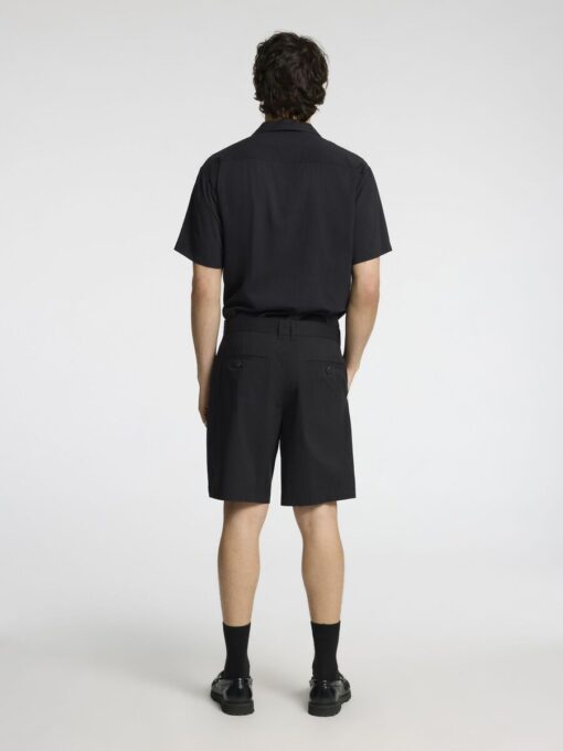 Selected Homme Regular-Nico Press Chino Shorts Black
