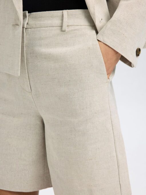 Selected Femme Venja Sun Extra Wide Shorts Nomad