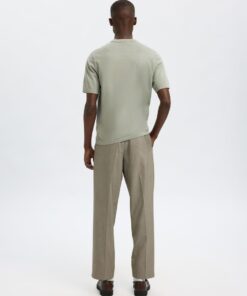 Selected Homme Berg Knit Tee Iceberg Green