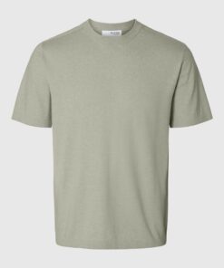 Selected Homme Berg Knit Tee Iceberg Green