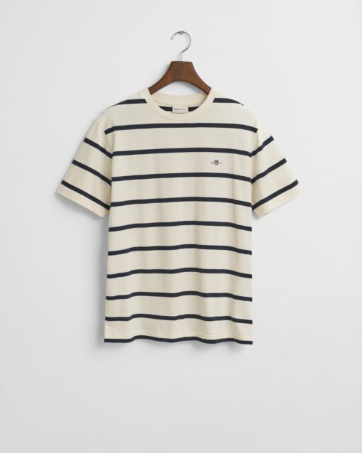 Gant Striped T-shirt Cream