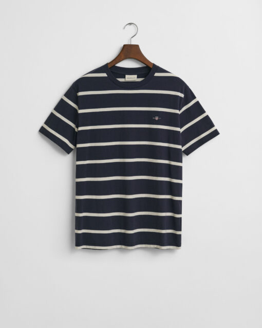 Gant Striped T-shirt Evening Blue