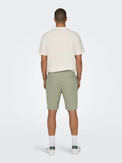 Only & Sons Linus Loose Fit Shorts Green
