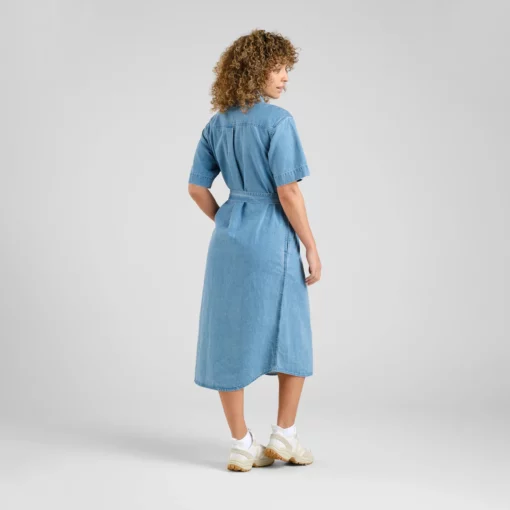 Dedicated Shirt Dress Ripa Denim Light Blue
