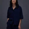 Aveny Cordelia Shirt Waffle Total Eclipse