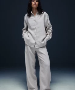 Aveny Myra Linen Shirt Birch
