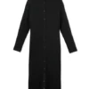 Aveny Berry Dress Cotton Crincle Black