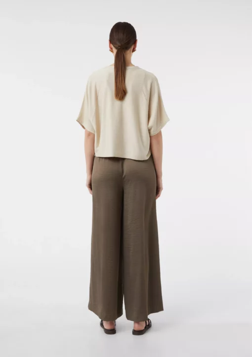 Comma, Short Sleeve Cardigan Beige
