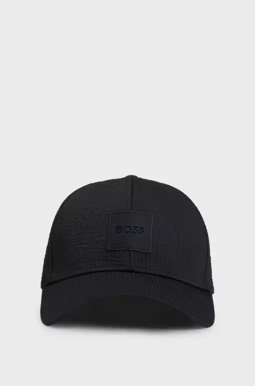 Boss Zed Seersucker Cap Black
