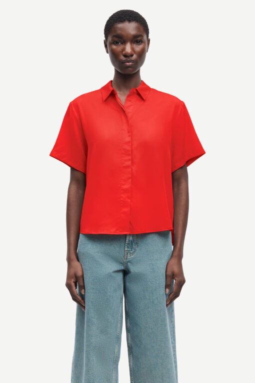 Samsøe Samsøe Mina Shirt  Flame Scarlet