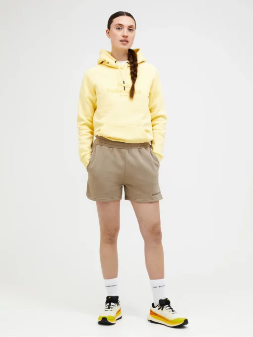 Peak Performance Original Small Logo Shorts Women Avid Beige