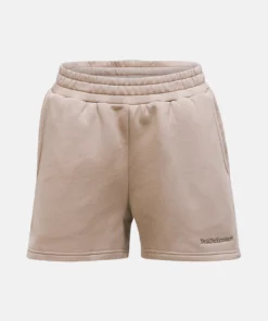 Peak Performance Original Small Logo Shorts Women Avid Beige