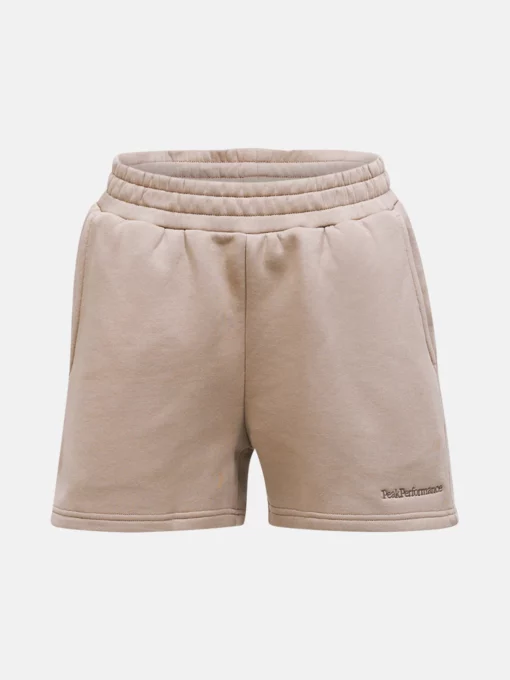 Peak Performance Original Small Logo Shorts Women Avid Beige