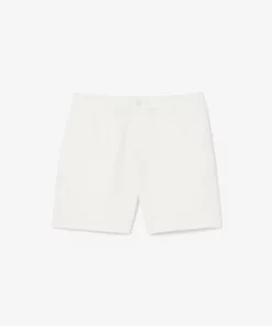Lacoste Lightweight Textured Shorts White