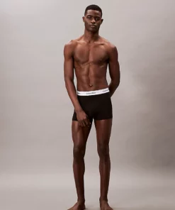 Calvin Kein 3 Pack Relaxed Dart Trunks – Icon Cotton Stretch Black
