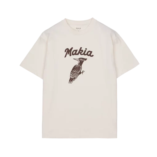 Makia Martius T-shirt Natural White