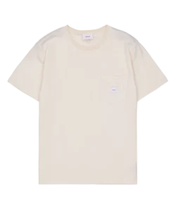 Makia Square Pocket T-shirt Natural White