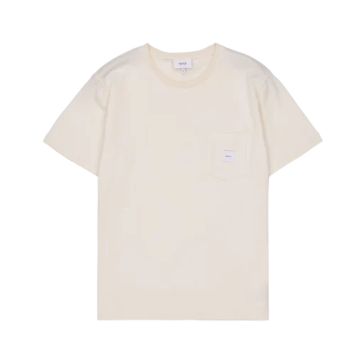 Makia Square Pocket T-shirt Natural White