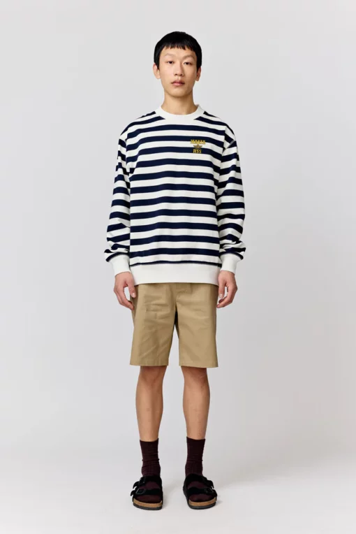 Makia Starboard Sweatshirt Navy/White