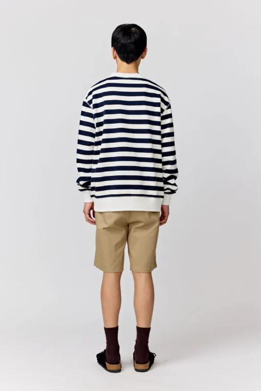 Makia Starboard Sweatshirt Navy/White