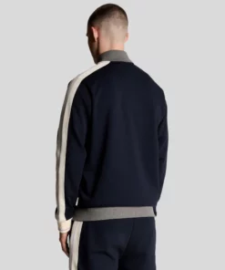 Lyle & Scott Taped Full Zip Track Top Dark Navy