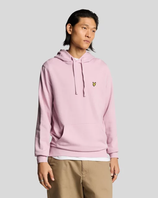 Lyle & Scott Pullover Hoodie Pink Light