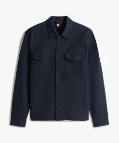 Tommy Hilfiger Nylon Shirt Jacket Desert Sky